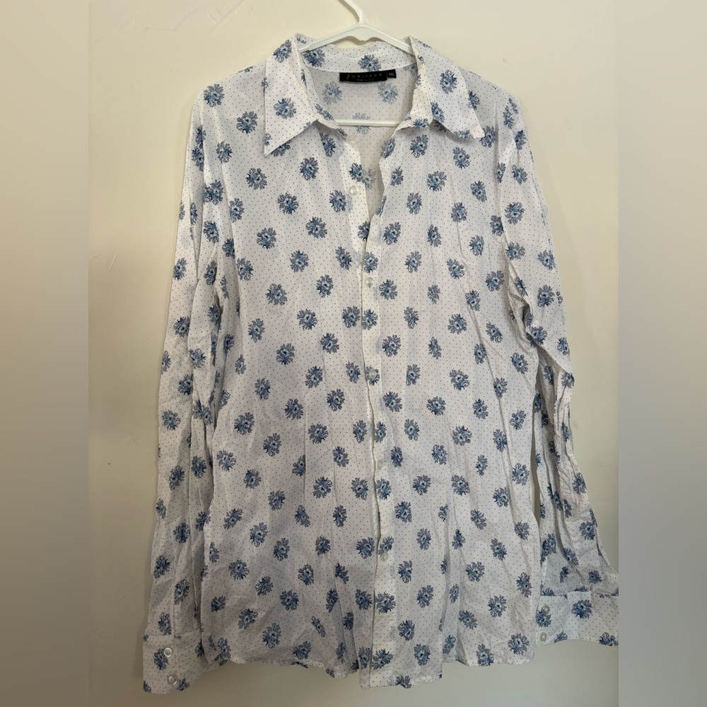 Floral Button-Up Shirt